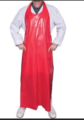 Apron Red 8MIL Vinyl 1/Each