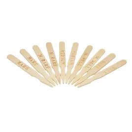 Medium Rare Steak Marker Wood 500 Count/Pack 10 Packs/Case 5000 Count/Case