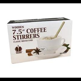 Poly King® Coffee Stirrer 5.5 IN Wood 5000/Case