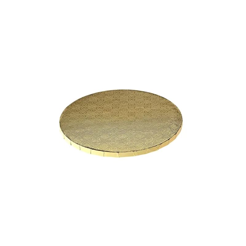 Cake Drum 10X0.5 IN Gold Round B/C-Flute 12/Case