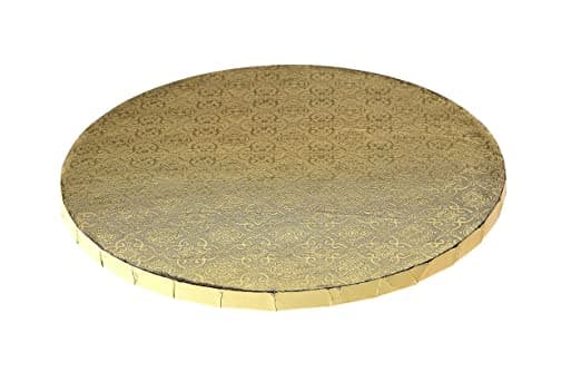 Cake Drum 10X0.5 IN Gold Round B/C-Flute 12/Case