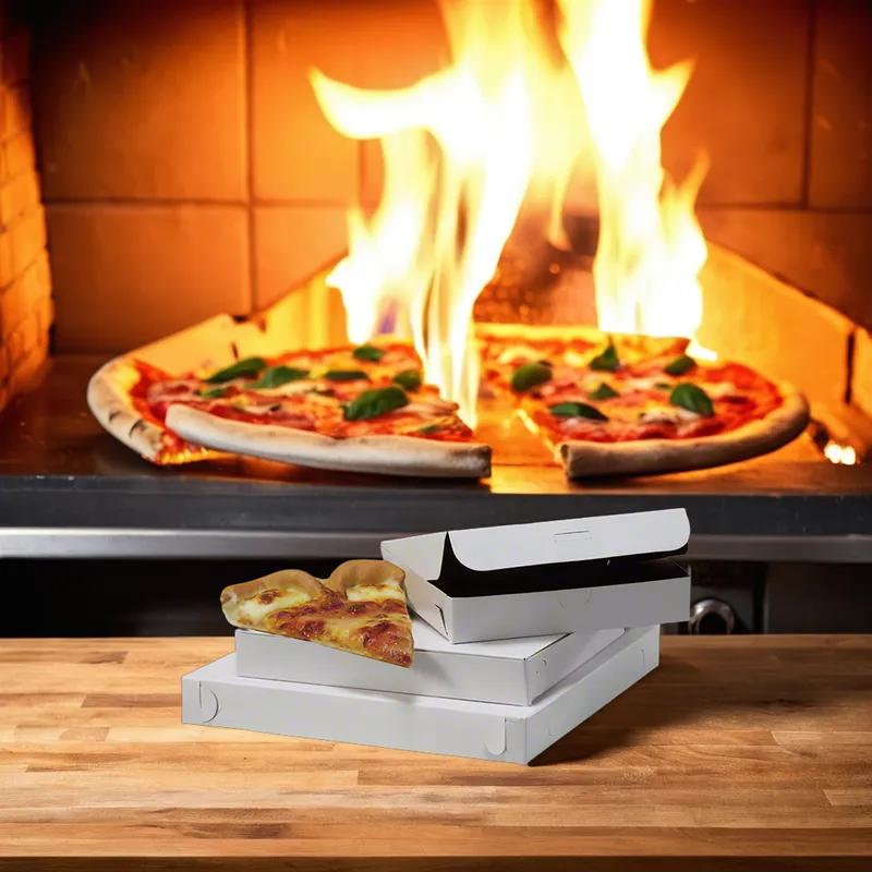 Pizza Box 10X10X1.5 IN Chipboard White 100/Case
