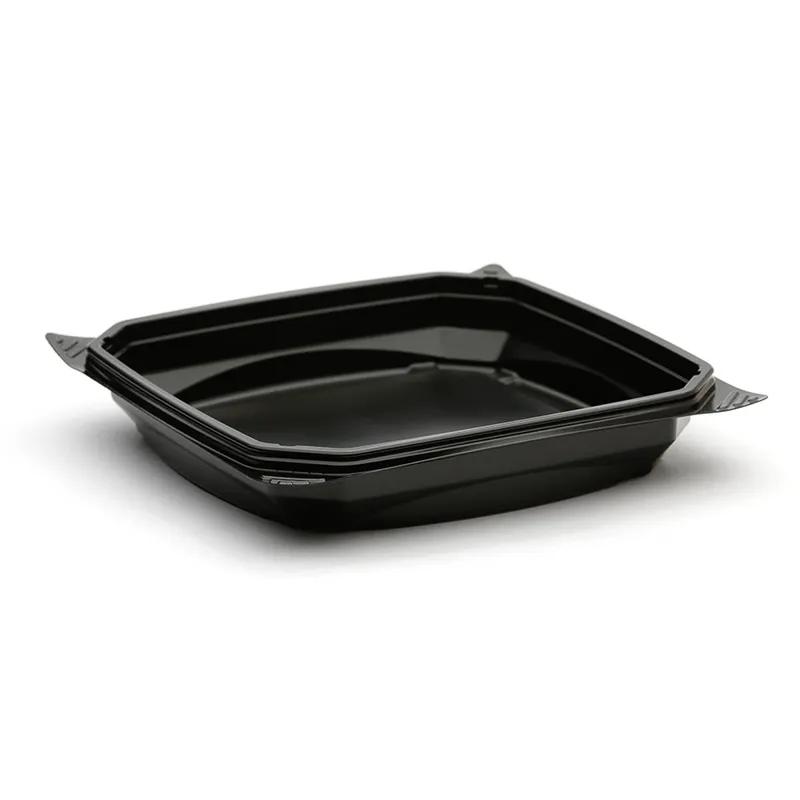 Take-Out Container Base 10X10 IN PP Black Microwave Safe 220/Case