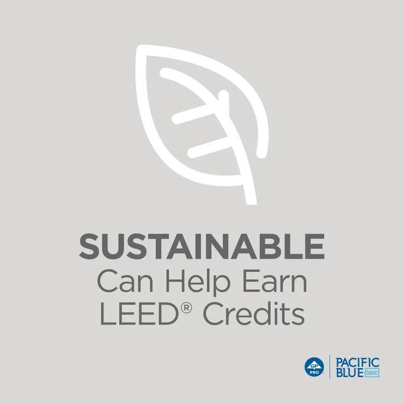 Pacific Blue Basic Facial Tissue 8.4X7.5 IN 2PLY White 1/2 Fold Flat Box 100 Sheets/Pack 30 Packs/Case 3000 Sheets/Case