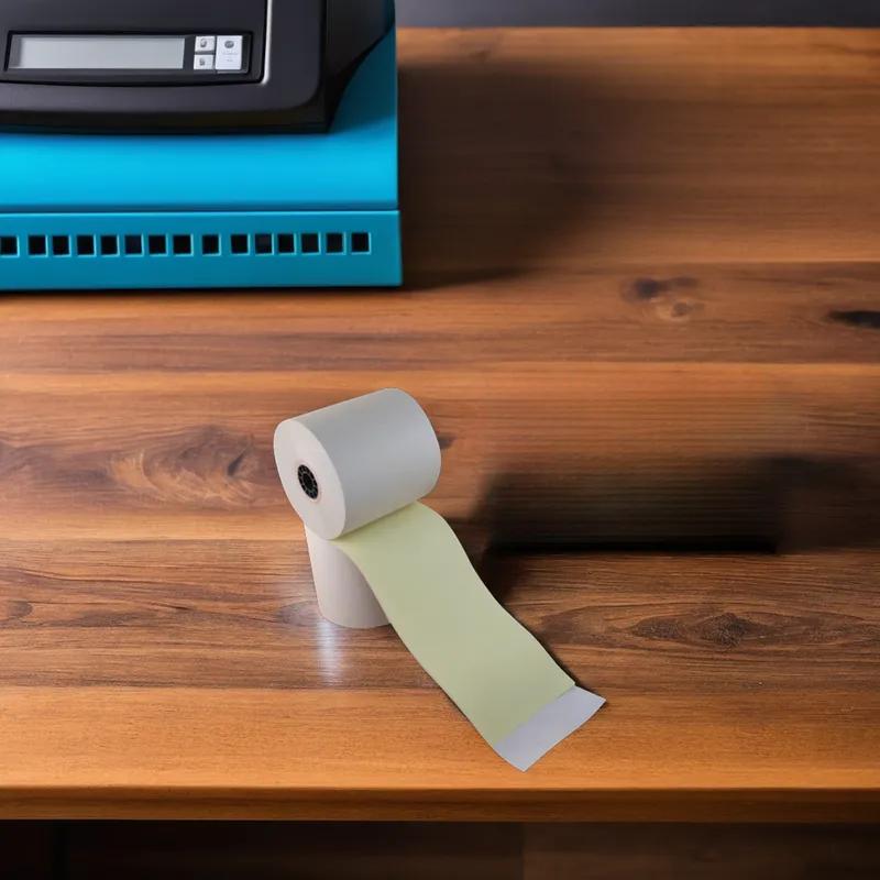 Register Tape 3IN X90FT White Canary 2PLY Bond 50/Case