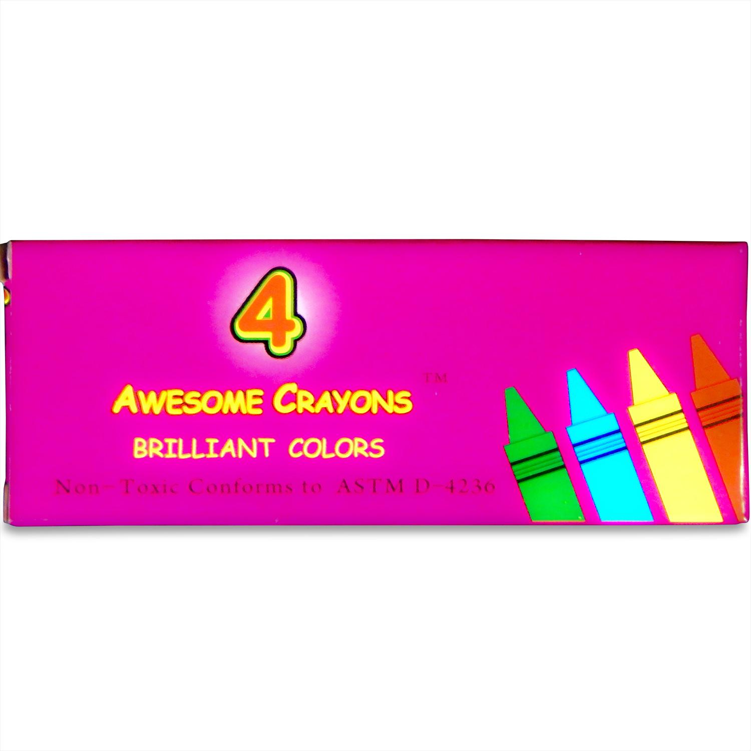 Crayon 4 Count/Pack 360 Packs/Case