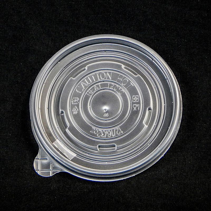 Victoria Bay Lid Flat 115MM Translucent For 12-16-32 OZ Container 500/Case