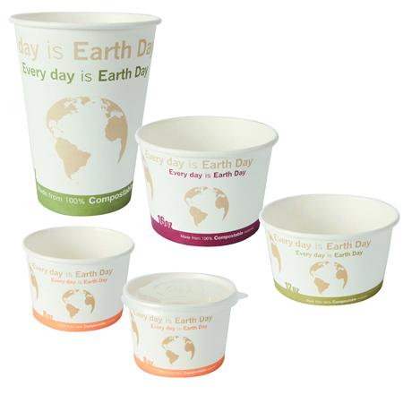 Food Container Base 12 OZ PLA Multicolor 500/Case