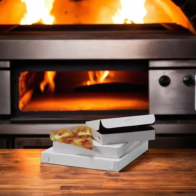 Pizza Box 12X12X1.5 IN Chipboard White Plain 100/Case
