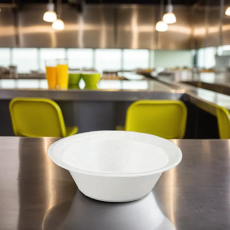 Bowl 12 OZ Foam White Unlaminated 125 Count/Pack 8 Packs/Case 1000 Count/Case