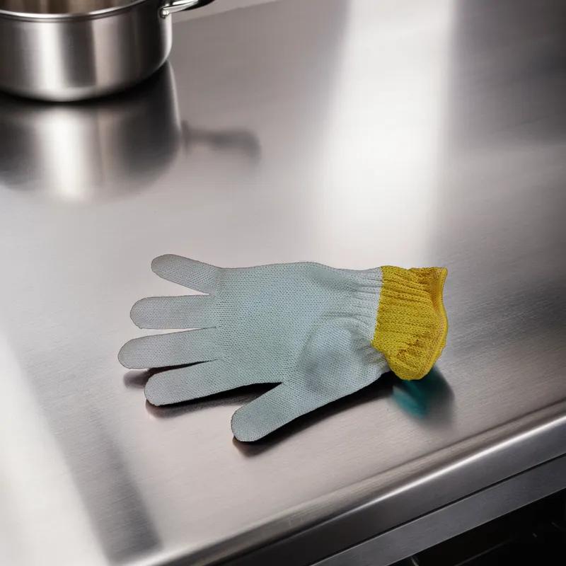 Gloves Medium (MED) Cut Resistant Pulp Fiber Steel Mesh 1/Each