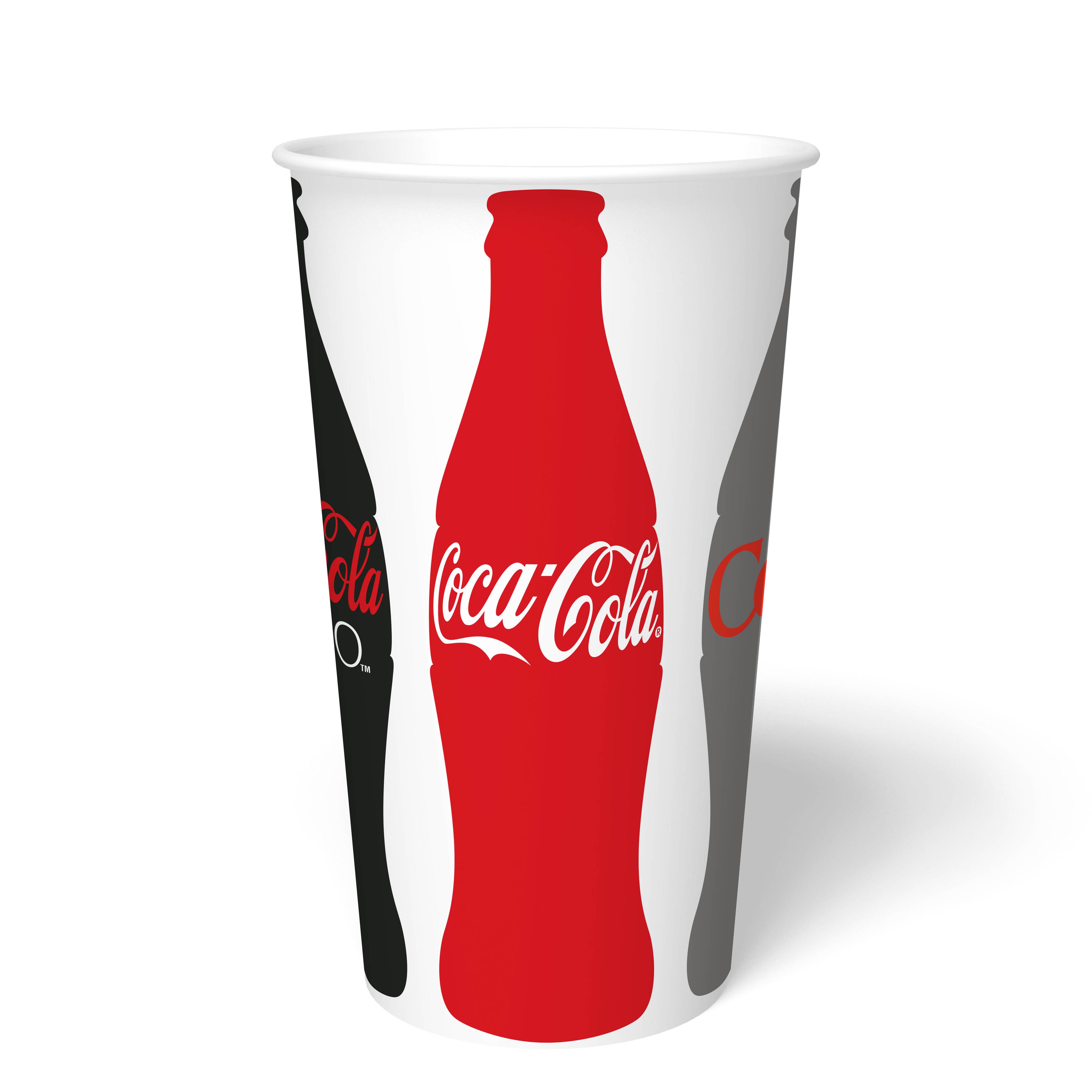 Cold Cup 44 FLOZ Paper Coke 500/Case