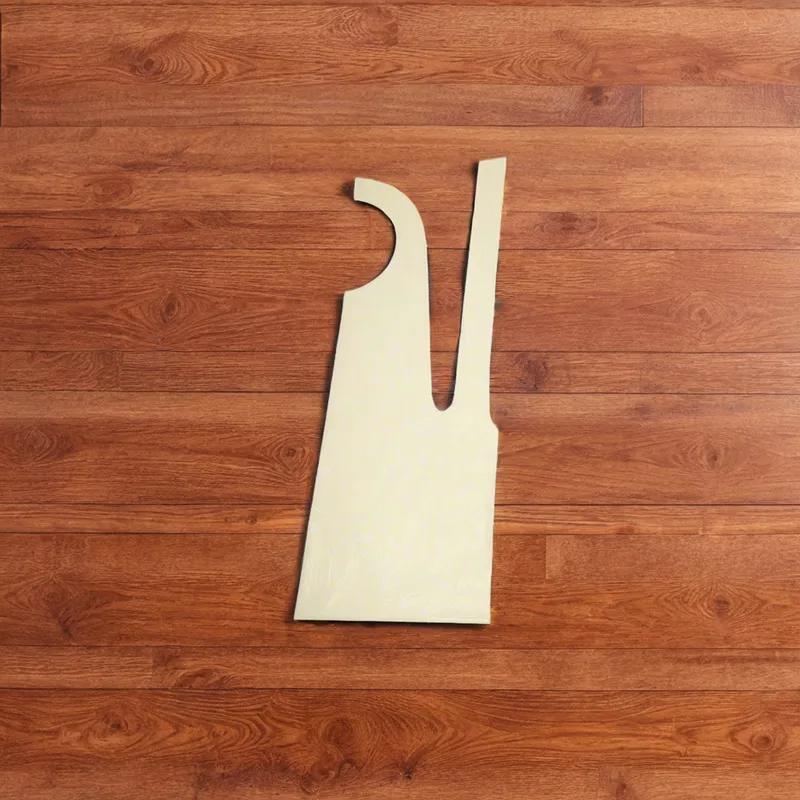 Apron 28X46 IN White 2MIL Heavy Duty LDPE Disposable 500/Case