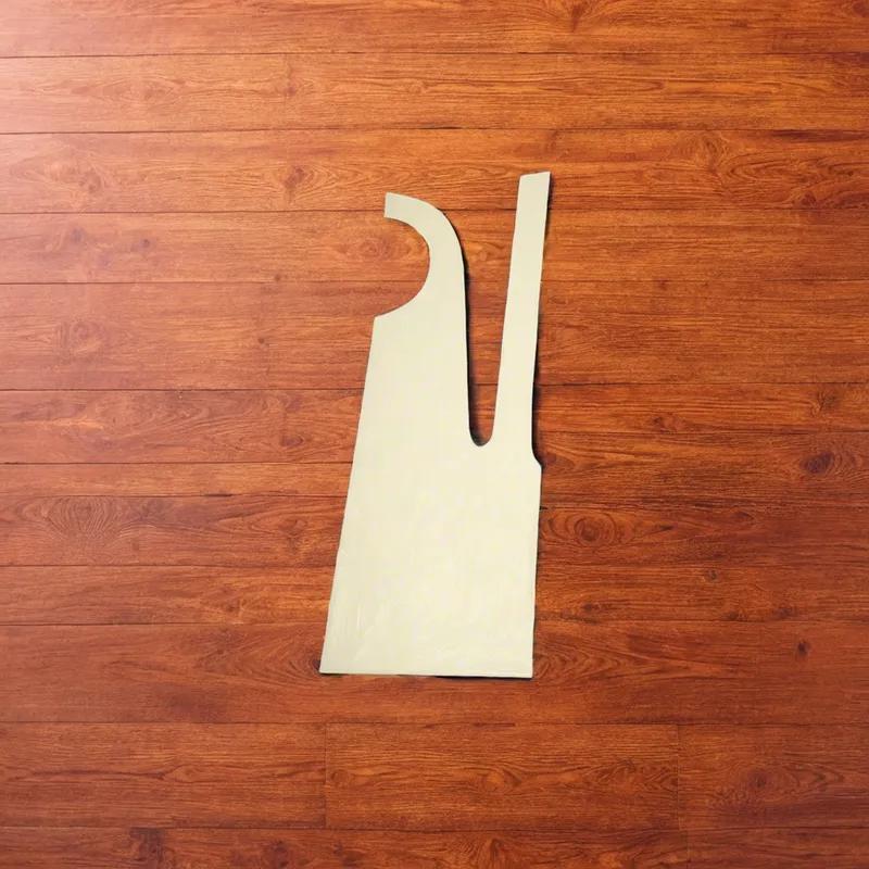 Apron 28X46 IN White 2MIL Heavy Duty LDPE Disposable 500/Case