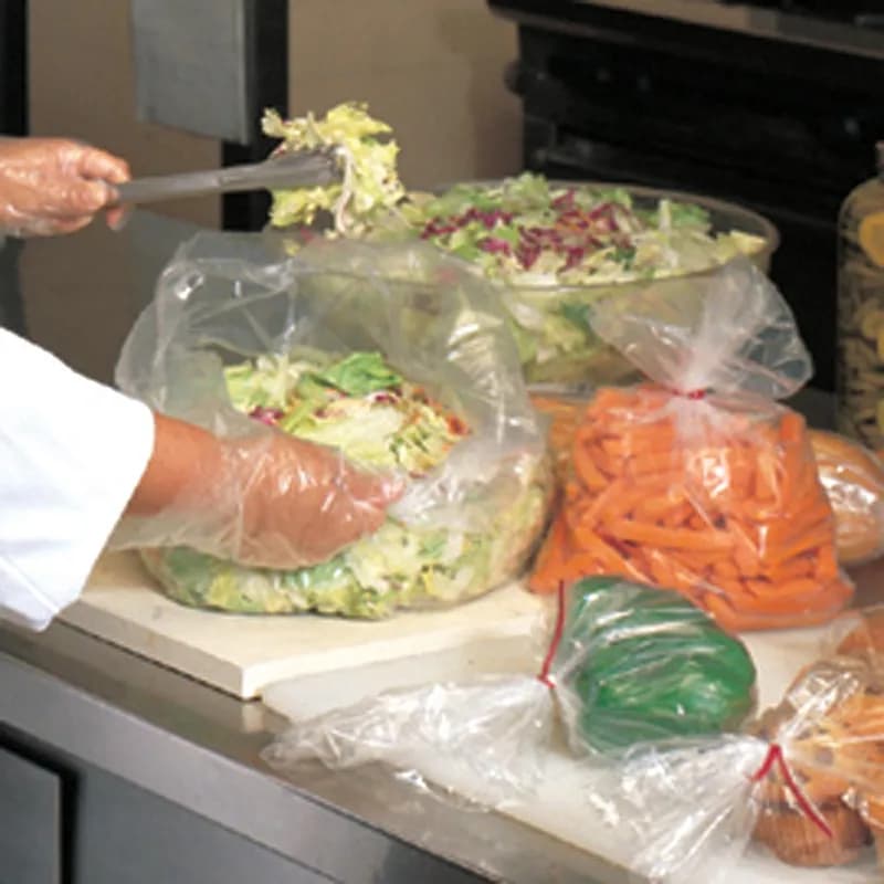 Bag 8X4X21 IN Low-Density Polyethylene (LDPE) 1.5MIL Clear With Open Ended Closure Gusset 1000/Case