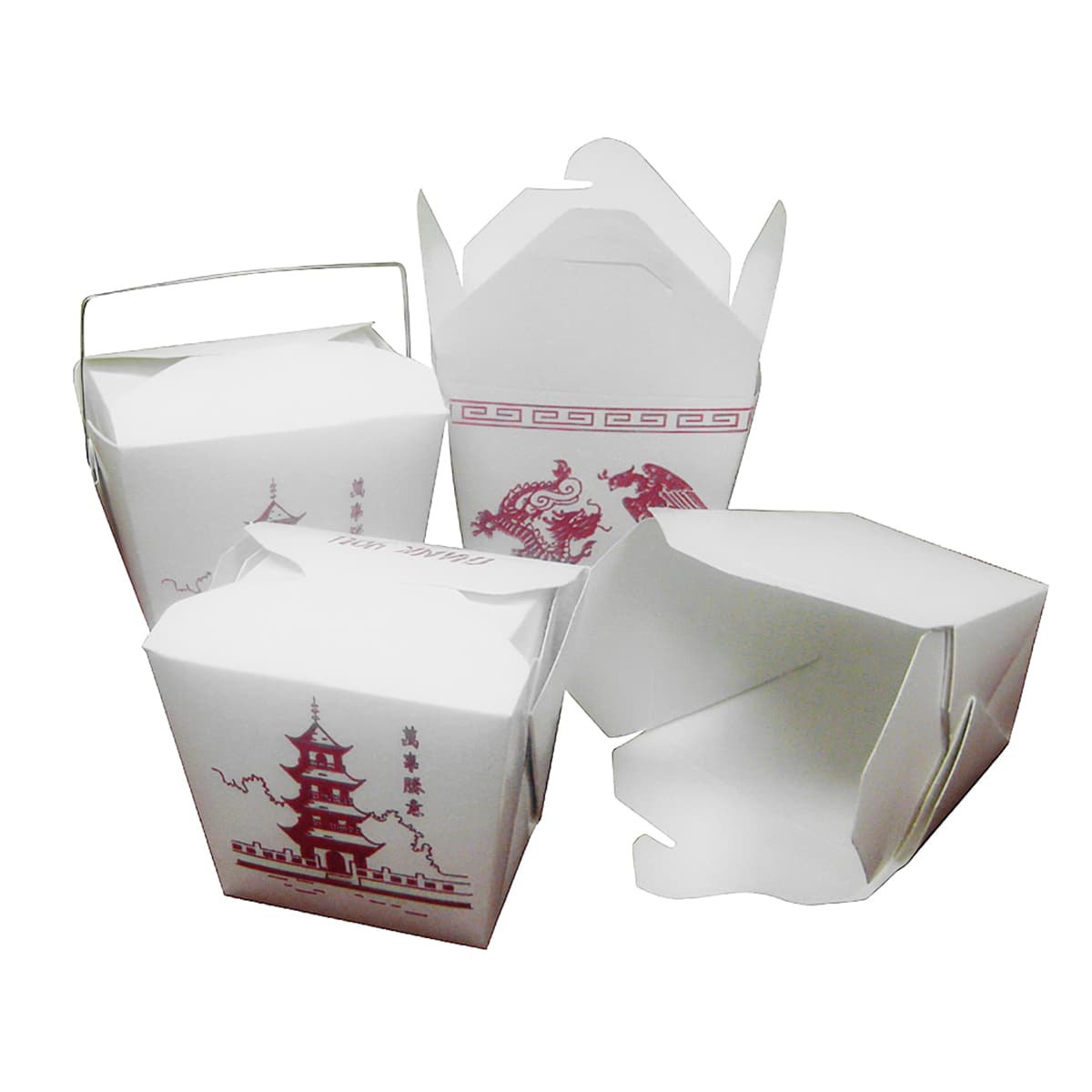 Food Pail 16 OZ Pagoda Microwave Safe 450/Case