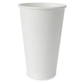 Cup 16 FLOZ Single Wall Poly-Coated Paper White 1000/Case