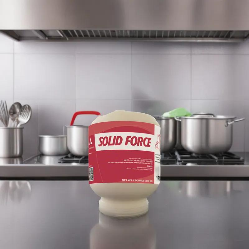 Solid Force Dishmachine Detergent 9 LB Solid 4/Case