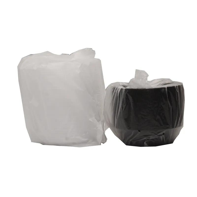 ReForm Take-Out Container Base & Lid Combo 16 OZ PP Black Round Heavyweight Leak Resistant 150/Case