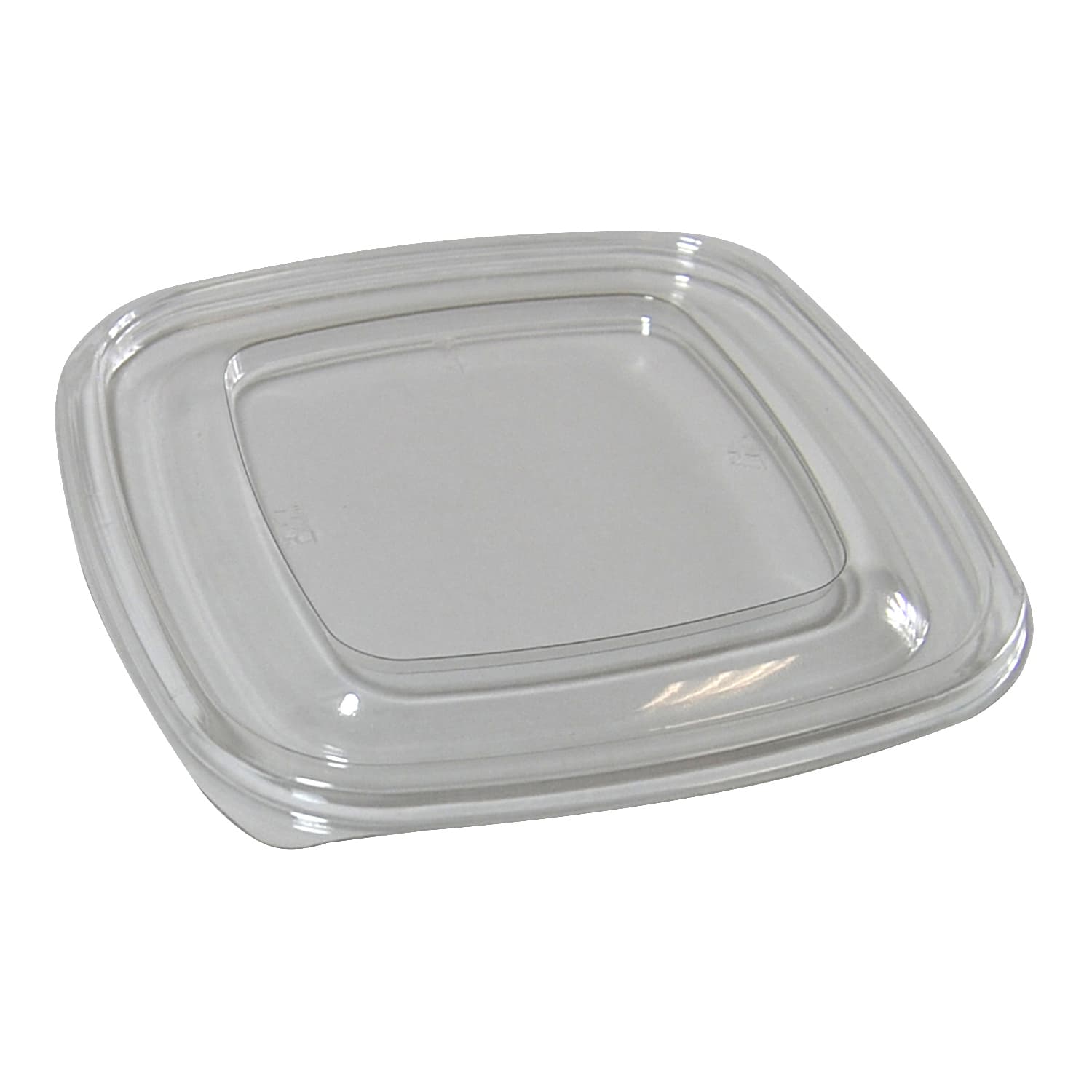 Lid 5.6X5.6X0.38 IN PET Clear Square For 8-12-16 OZ Bowl 500/Case