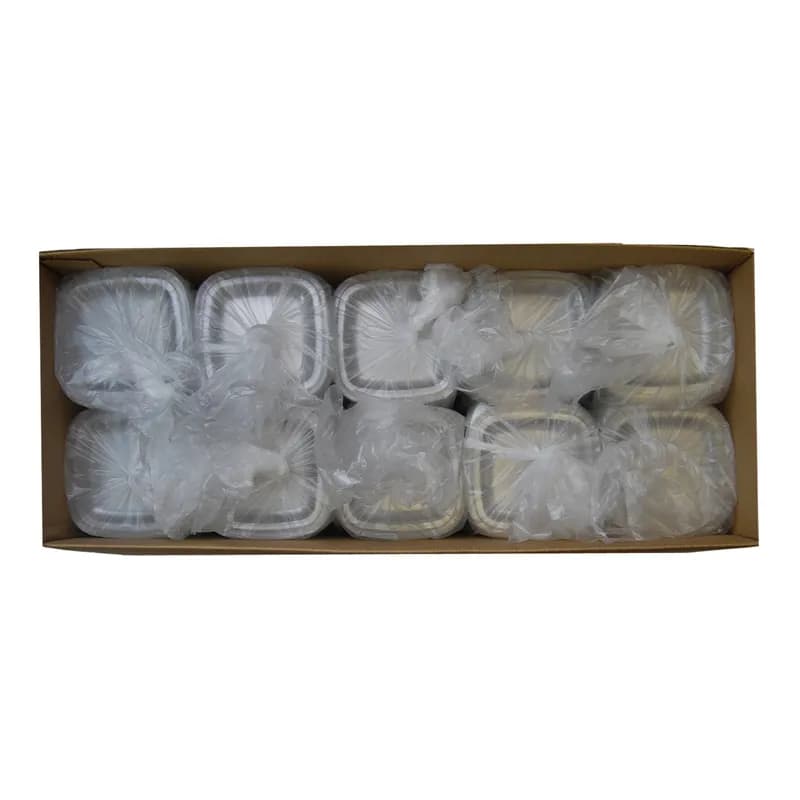 Lid 5.6X5.6X0.38 IN PET Clear Square For 8-12-16 OZ Bowl 500/Case