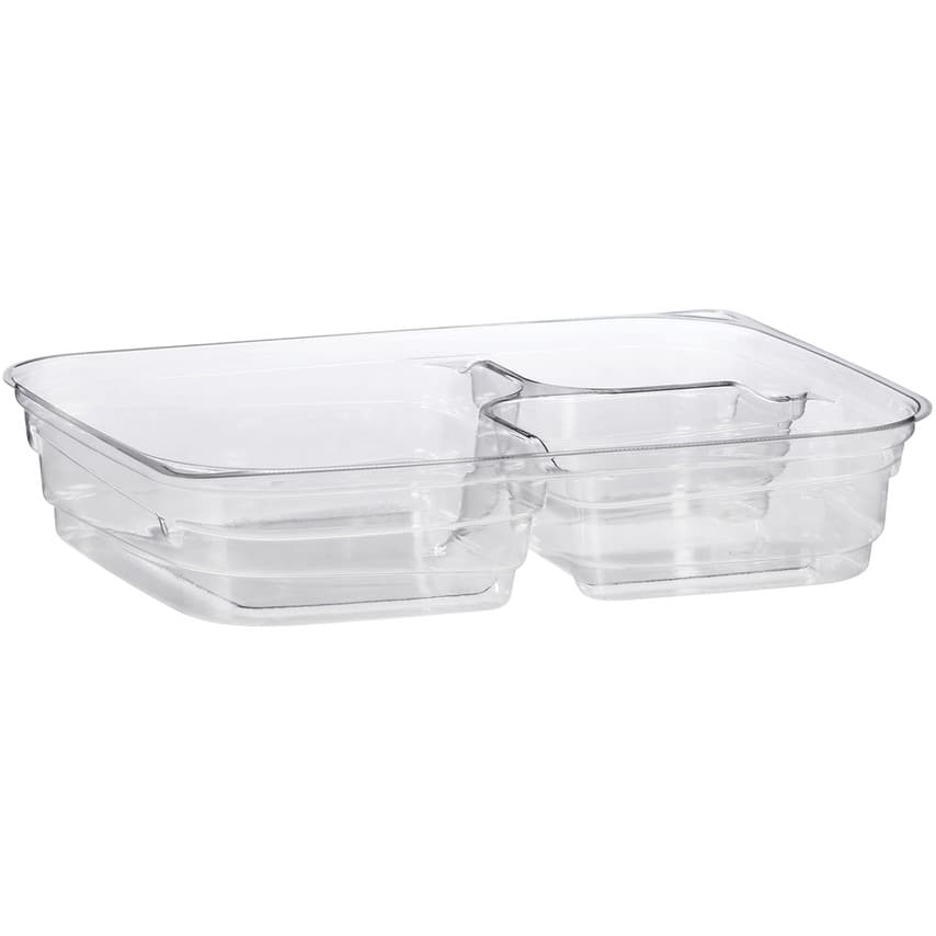 Bento Box 3 Compartment Clear 300/Case