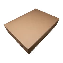 Bakery Box 1/2 Size 19X14X4 IN Kraft/Kraft Rectangle Lock Corner 50/Case