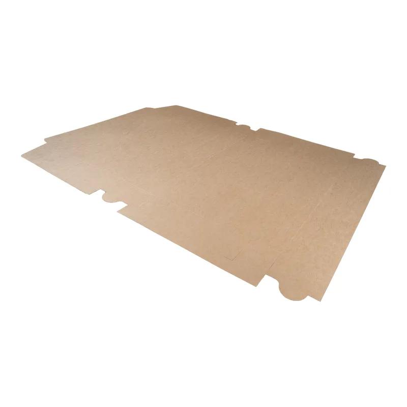 Bakery Box 1/2 Size 19X14X4 IN Kraft/Kraft Rectangle Lock Corner 50/Case