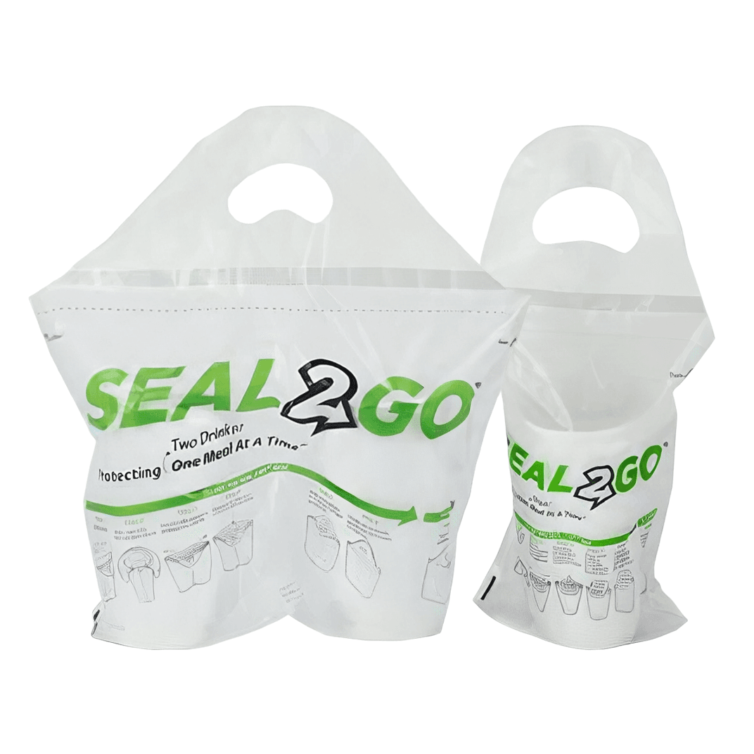 Seal-2-Go Beverage Bag Plastic Clear 1-Drink 500/Case