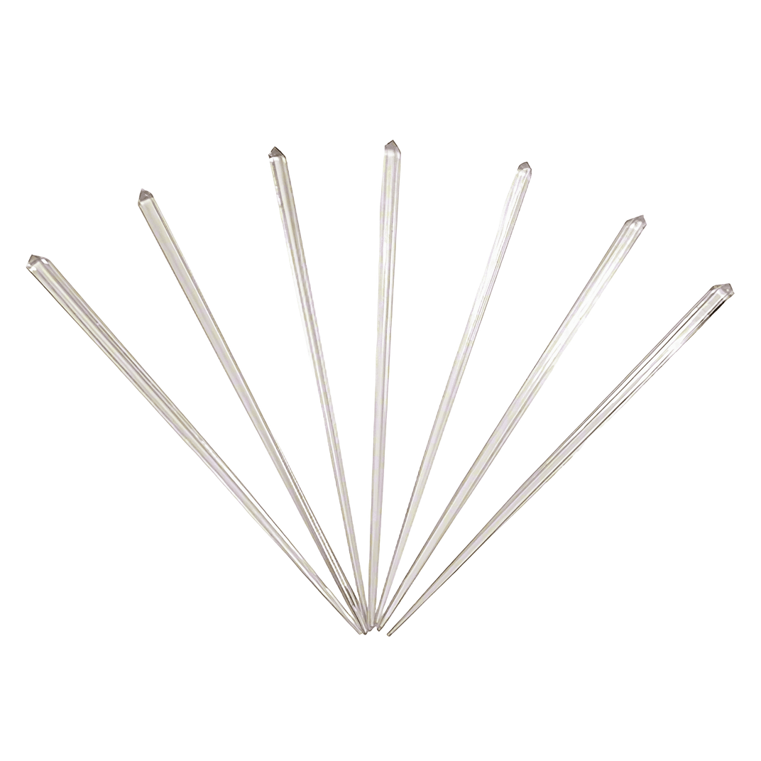 Poly King® Prism Pick Clear 500 Count/Pack 5 Packs/Case