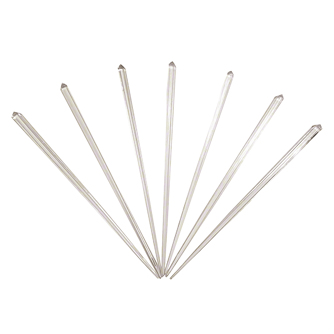 Prism Pick 4.5 IN Clear 500 Count/Pack 5 Packs/Case 2500 Count/Case