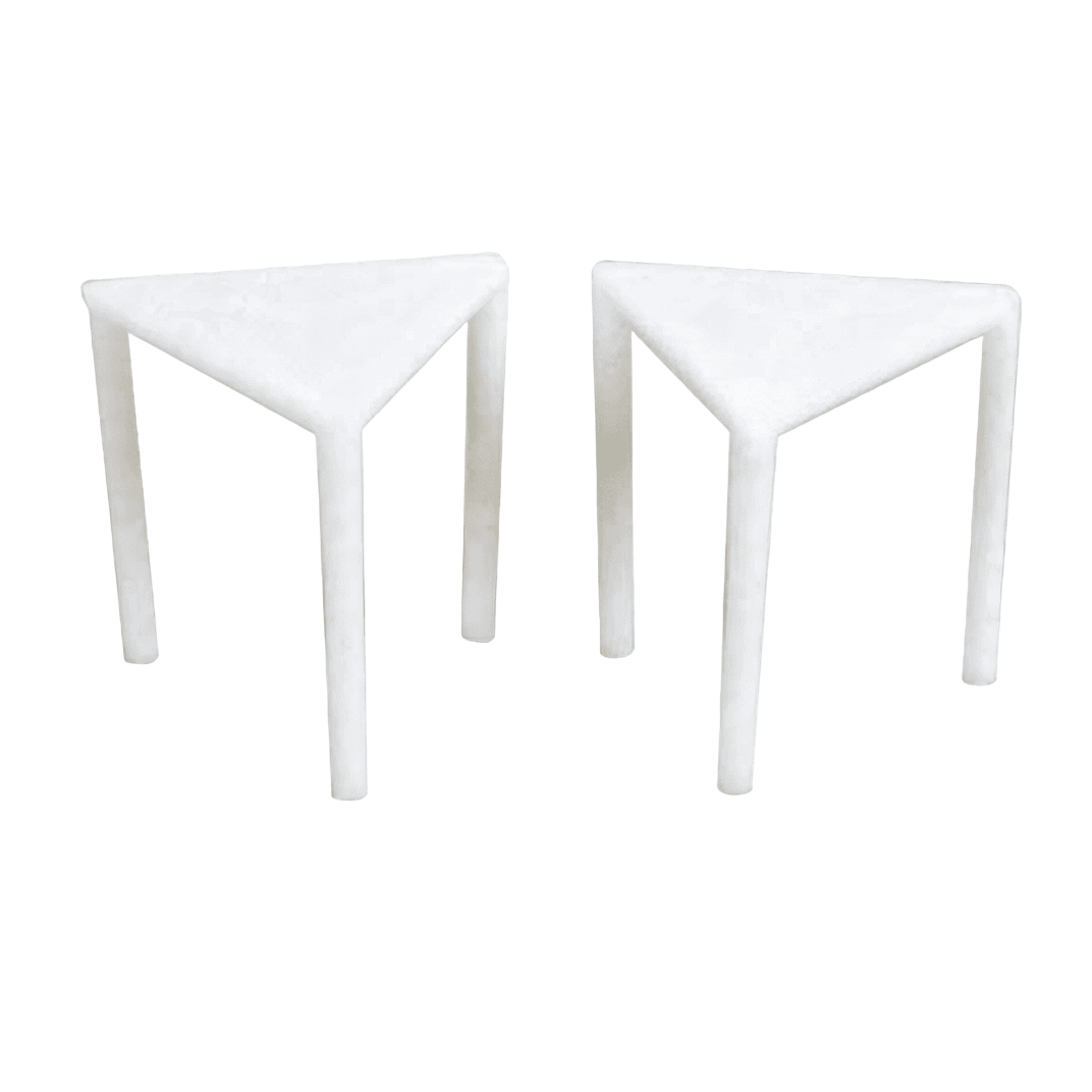 Pizza Saver & Box Stack PP White Triangle 1000/Case