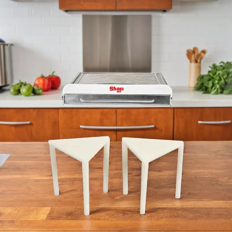 Pizza Saver & Box Stack PP White Triangle 1000/Case