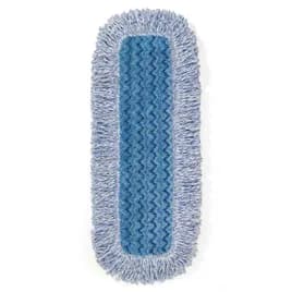 Hygen™ Wet Mop Pad 18X5.70 IN Blue Microfiber Built-In Scrubber High Absorbency 6/Case