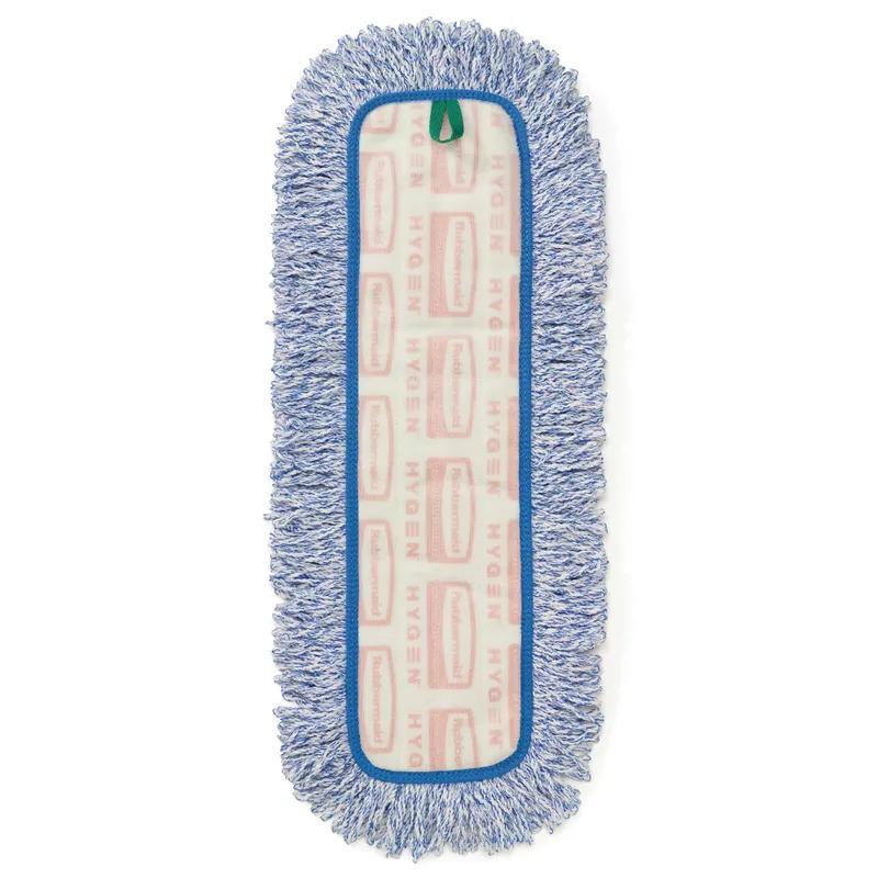Hygen™ Wet Mop Pad 18X5.70 IN Blue Microfiber Built-In Scrubber High Absorbency 6/Case