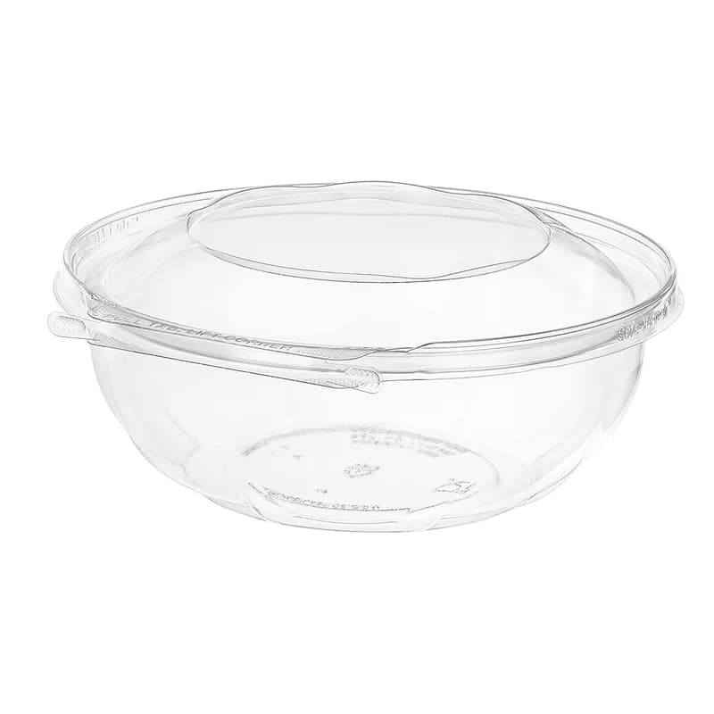 Safe-T-Fresh® Bowl 80 OZ RPET Clear Round 96/Case