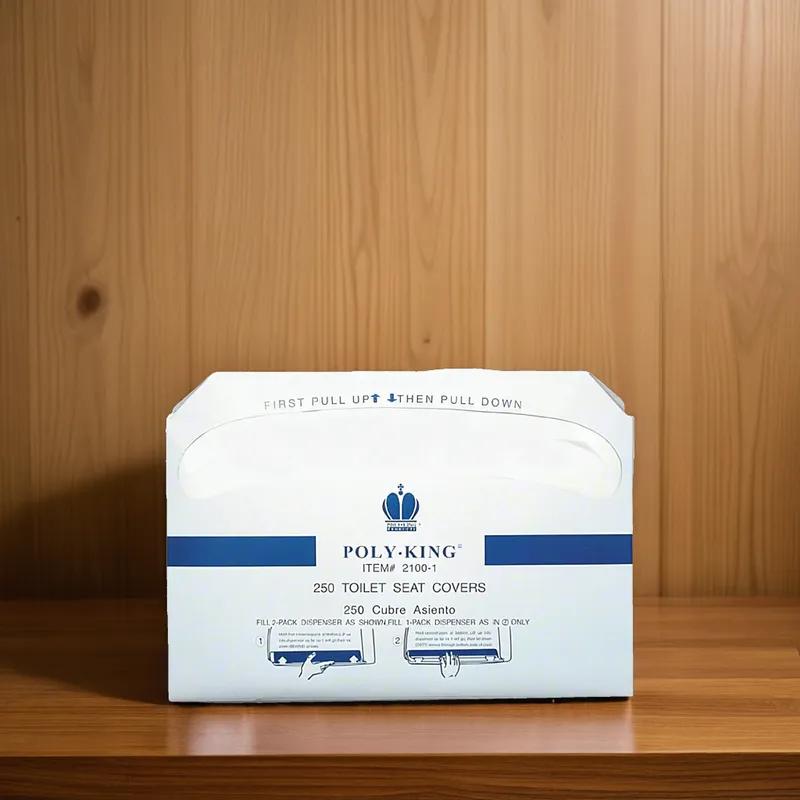 Toilet Seat Cover 250 Count/Pack 10 Packs/Case 2500 Count/Case