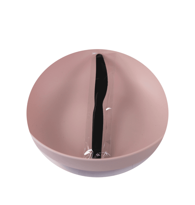 Knife PP Black Medium Weight Individually Wrapped 1000/Case