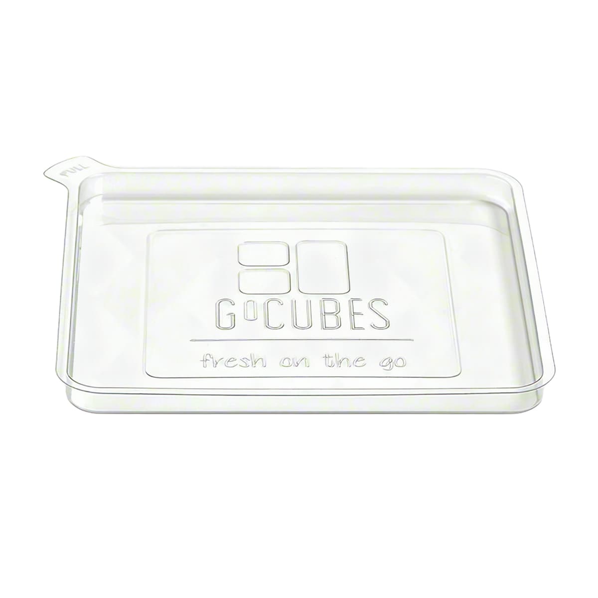Fresh 'n Clear® GoCube® Lid PET Clear For 12-36 OZ Container Inside Fit 300/Case