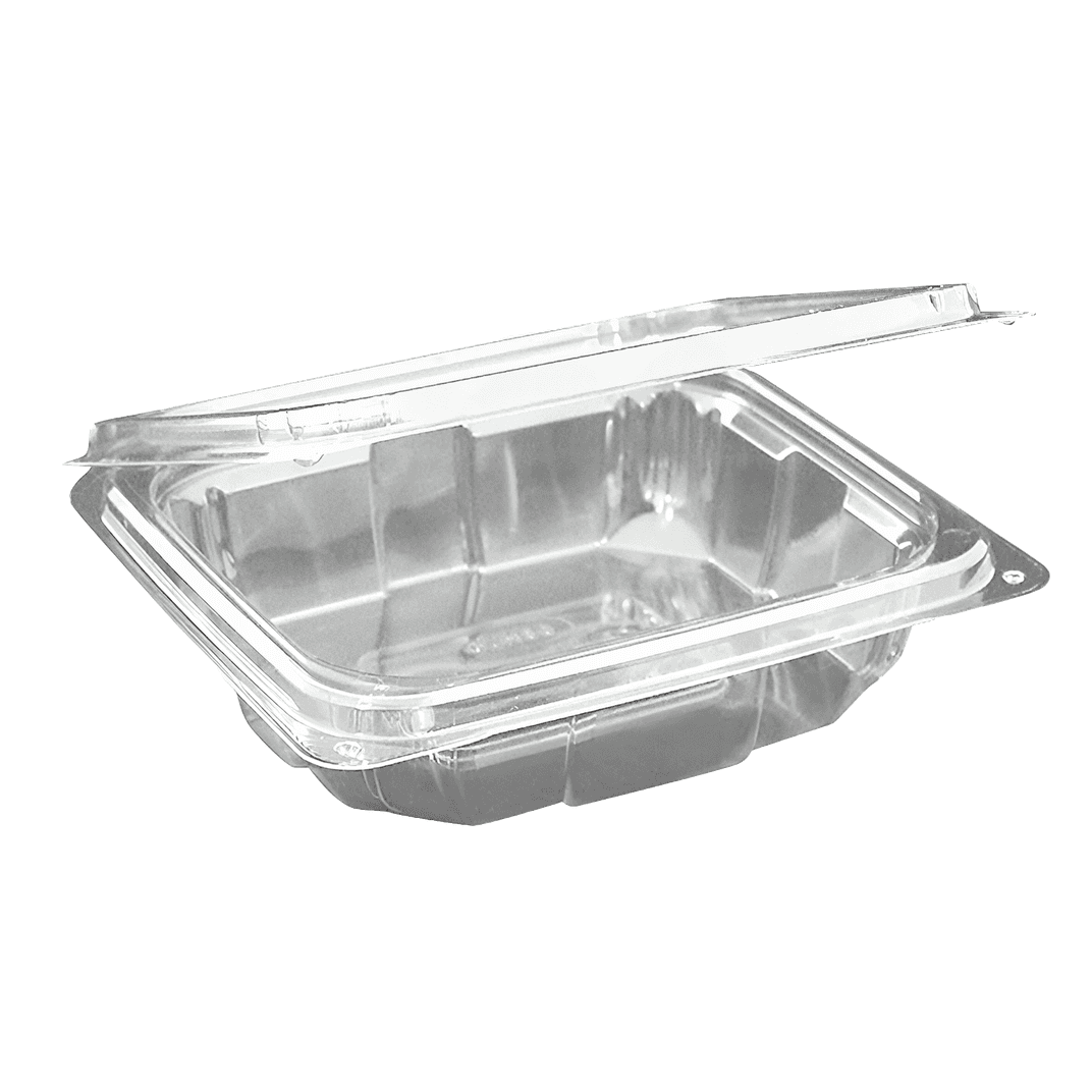 Deli Container Hinged With Flat Lid 24 OZ 200/Case