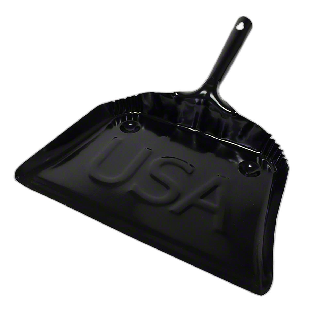 Dust Pan 12 IN Black Metal 1/Each