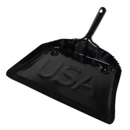 Dust Pan 12 IN Black Metal 1/Each
