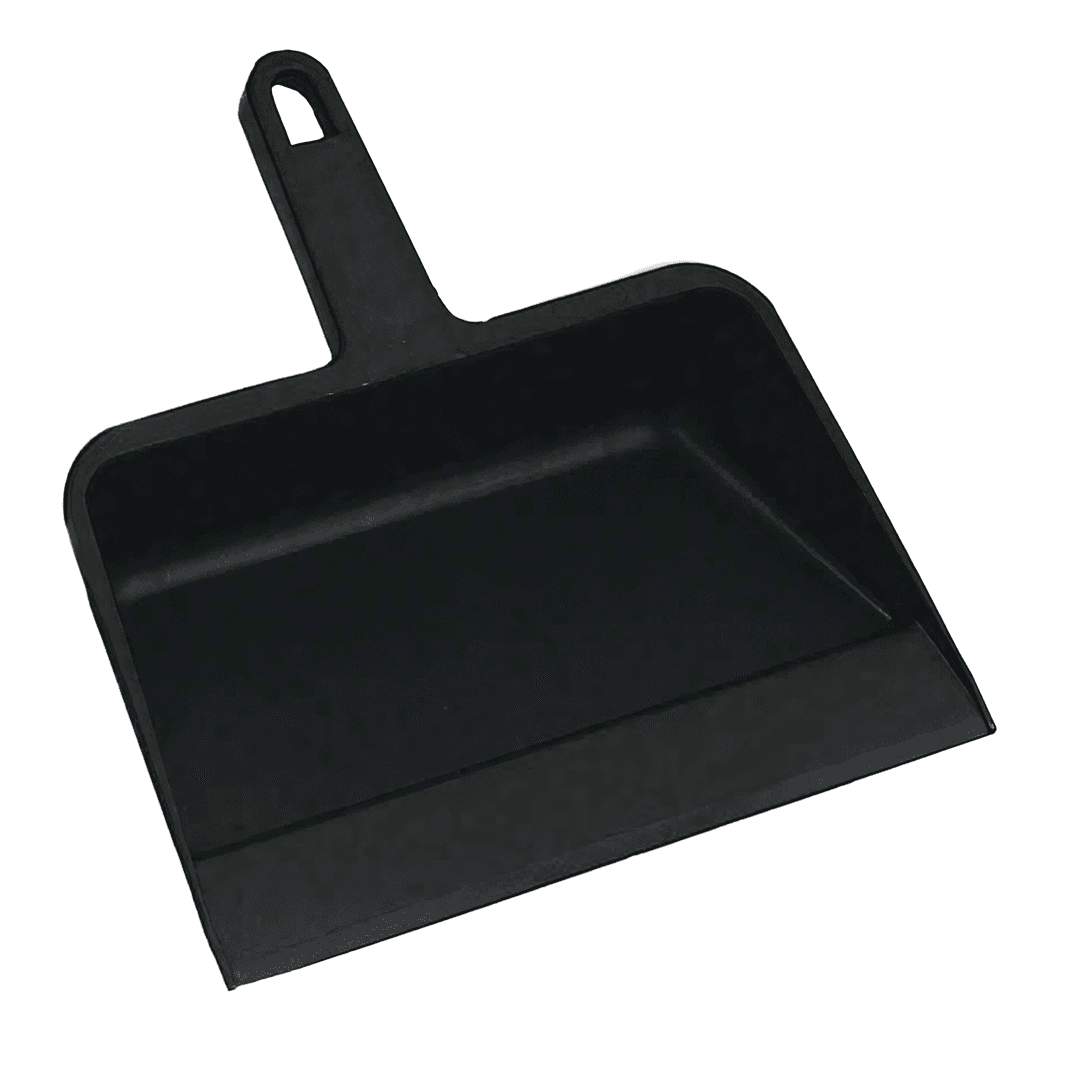 Dust Pan 12 IN Black Plastic 1/Each