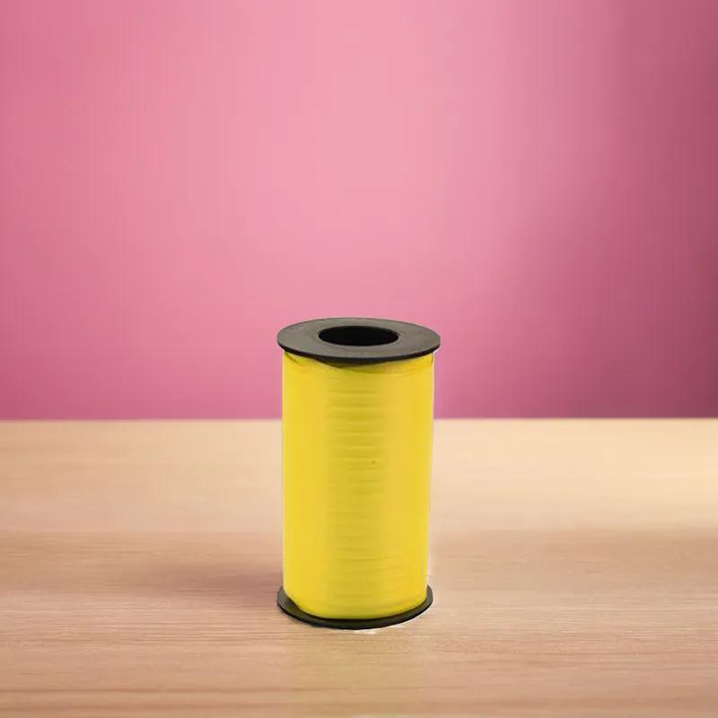 Curling Ribbon 0.375IN X750FT Yellow 1/Roll