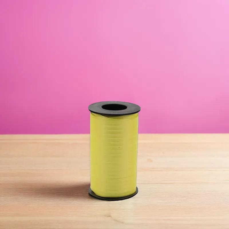 Curling Ribbon 0.375IN X750FT Yellow 1/Roll
