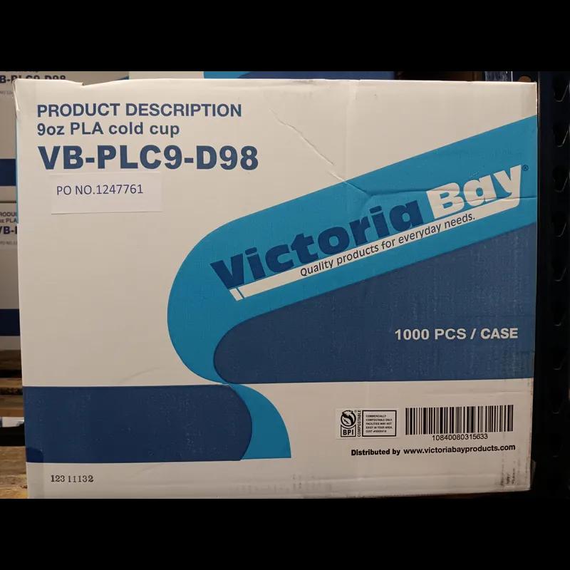 Victoria Bay Cold Cup 9 FLOZ PLA Clear 1000 Count/Pack 1 Packs/Case