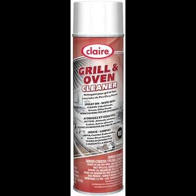 Claire Oven & Grill Cleaner 20 FLOZ Caustic Aerosol 12/Case
