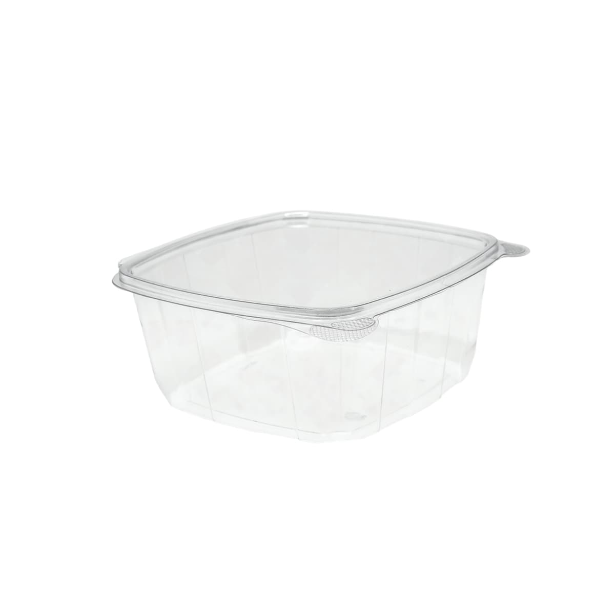 Deli Container Hinged Medium (MED) 8X8X3 IN RPET 200/Case