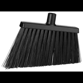 Vikan® Broom Head 11.4X1.6X10.6 IN Black PP Polyester Stainless Steel Angled Very Hard 1/Each