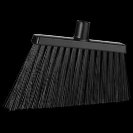 Vikan® Broom Head 12 IN Black PP Polyester Angled Very Hard 1/Each